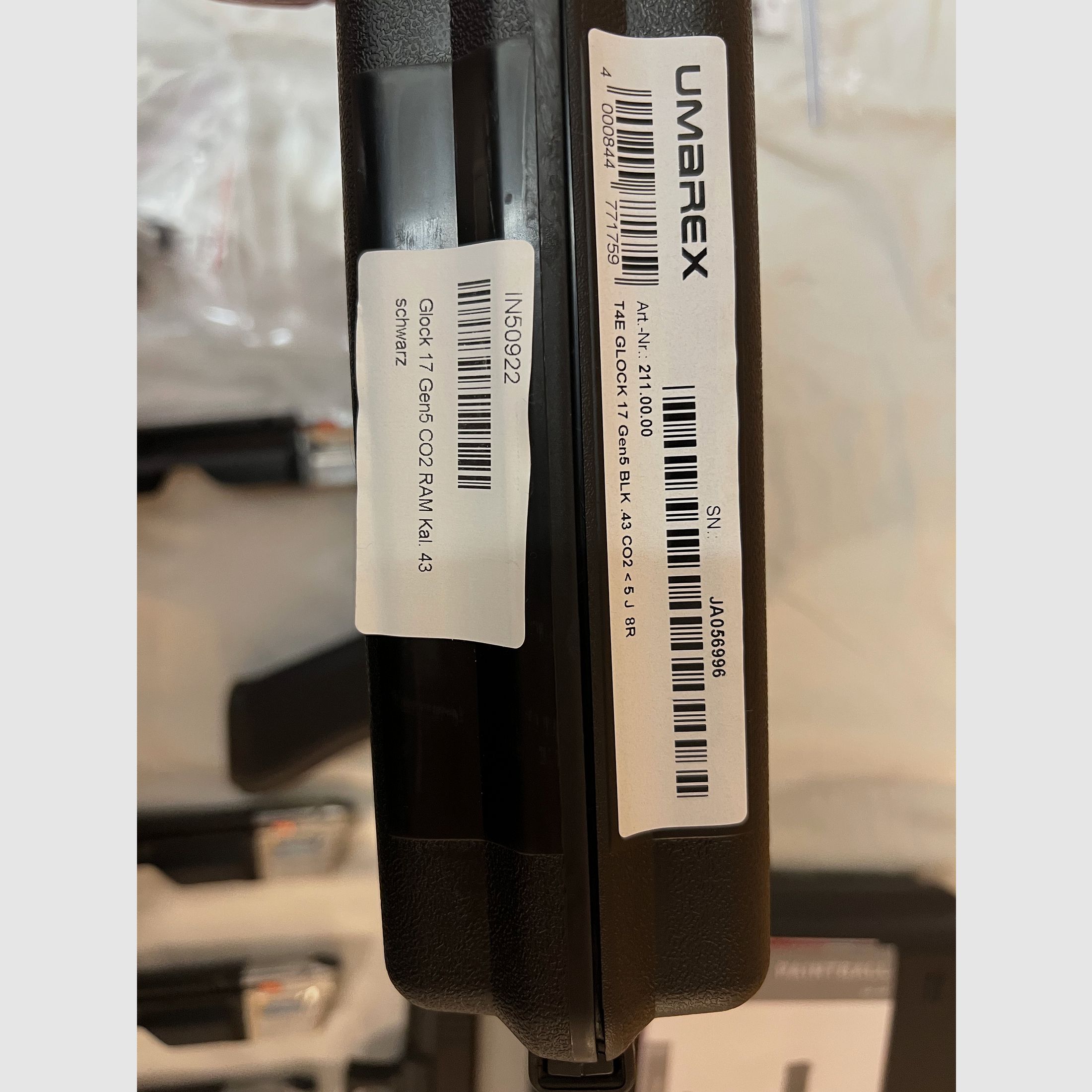 Umarex VFC Glock 17 Gen.5 T4E CO2-RAM Pistole Kal. .43 neu NP 300€