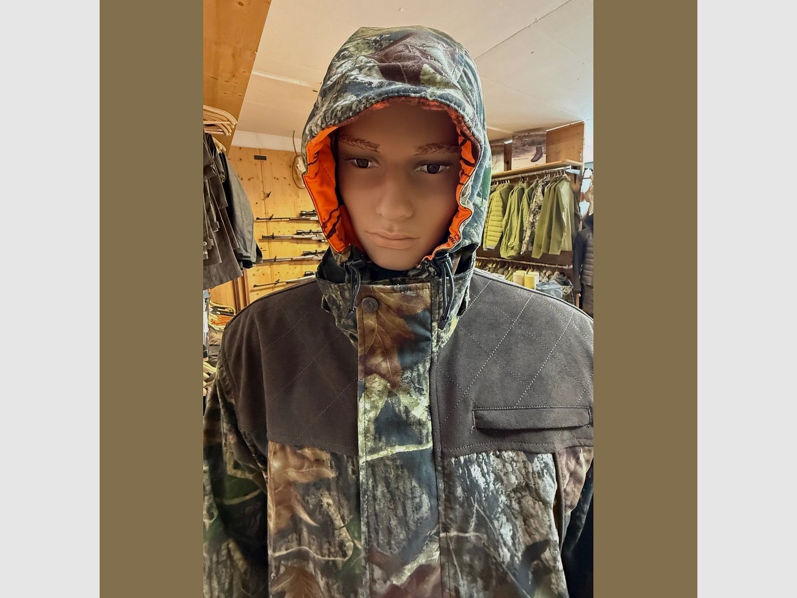 Shooterking M-1503 Mossy Winterjacke-Wendejacke Mossy-Orange, Bild 3 von 7