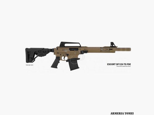 FUCILE – HATSAN SEMIAUTO ESCORT DF12X-TS 12/76 FDE 18″