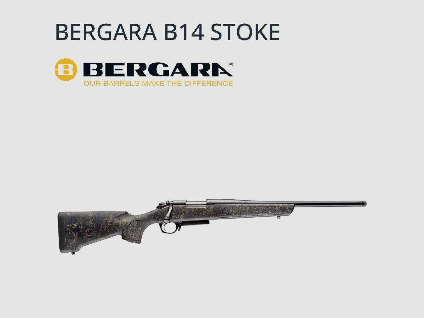 Bergara B14 Stoke 300 BLK AAC Blackout