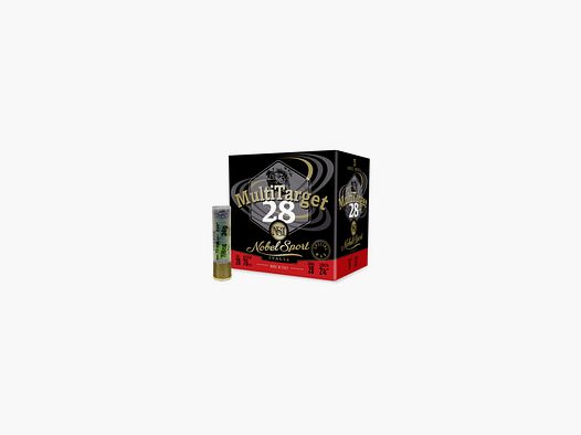 Nobel Multitarget Patronen Kal. 28/70 24 g Bleischrot 7 und ½