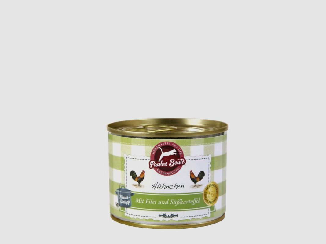 Paulas Beute Katzen Nassfutter Fleisch-Eintopf Hühnchen 185g