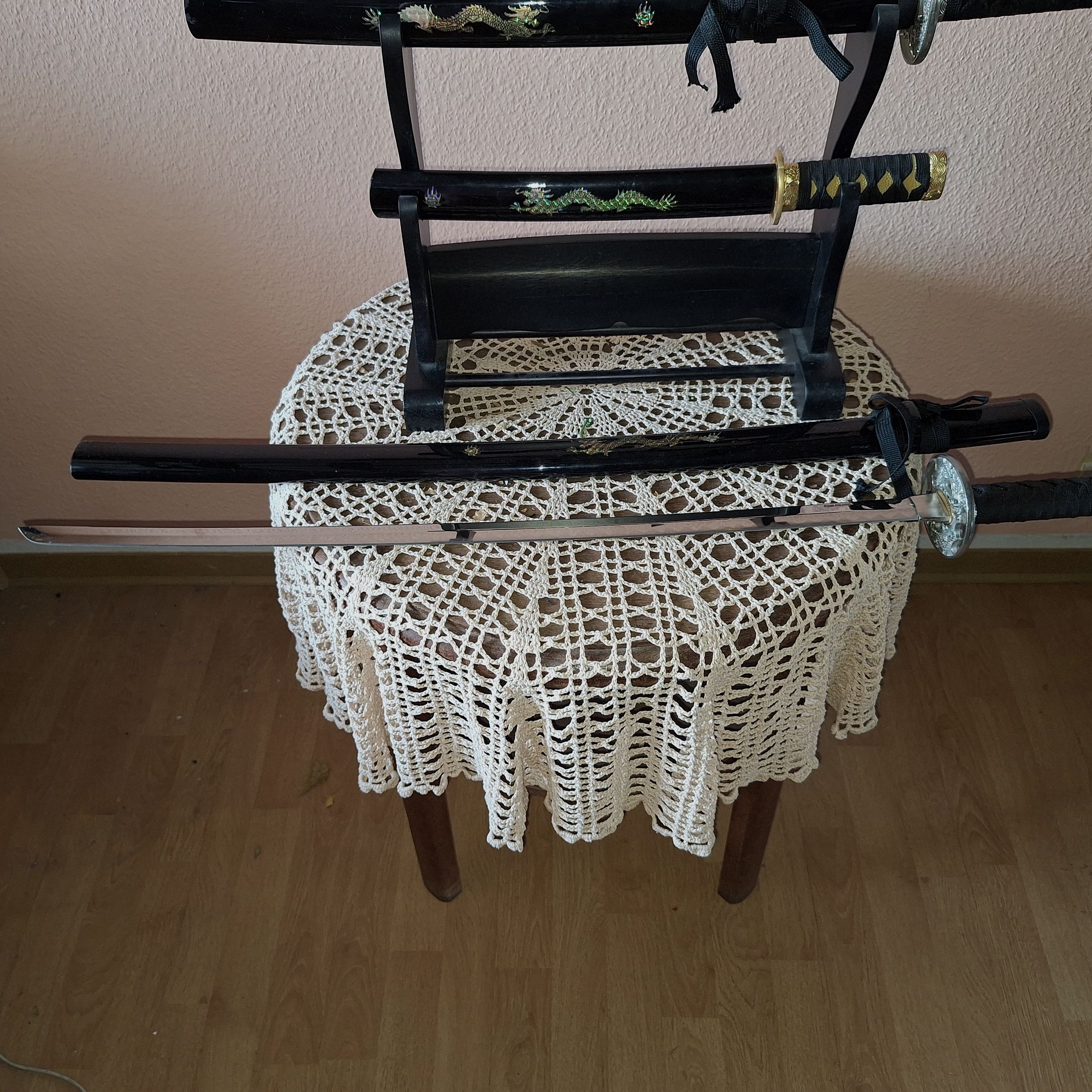 Samurai Zwaarden 3-delige Set met Stand