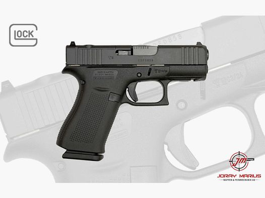 Glock 43X Rail FS MOS 9mm Para