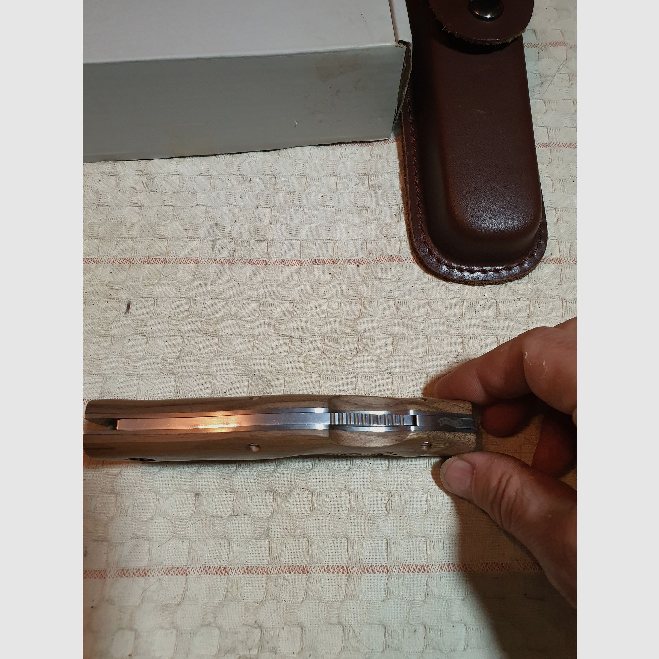 Walther AFW Einhandmesser - Adventure Folder Wood