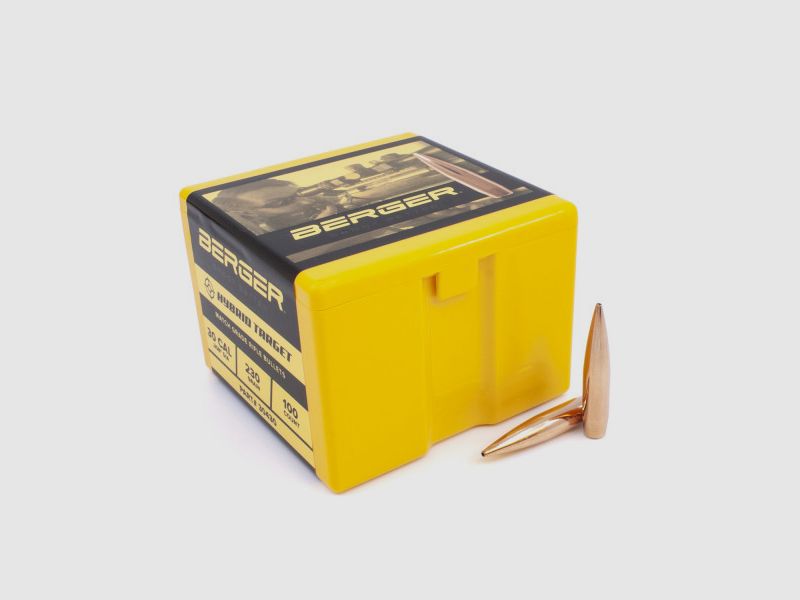 BERGER HYBRID OTM TACTICAL KOGELS - .308 CAL - 230 GRS. - 100 STUKS