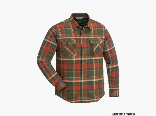 PINEWOOD – SHIRT CORNWALL D.Copper/Suede Brown