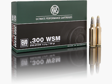 CAL. 300 WSM RWS EVOLUTION 184 GRAINS Verpackung 20 Stk.