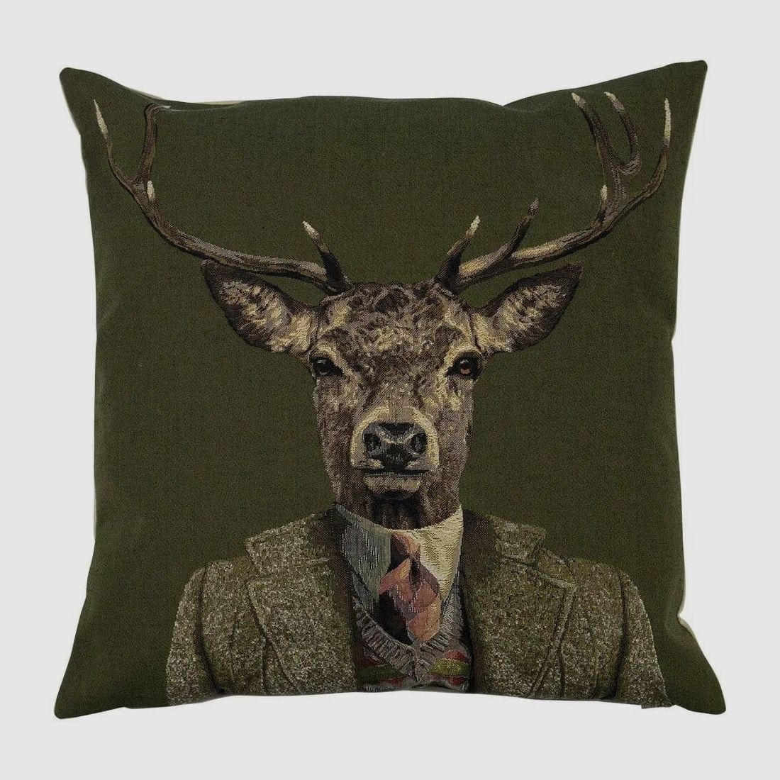 LivingActive Goblin Cushion Deer green 45x43x16 cm