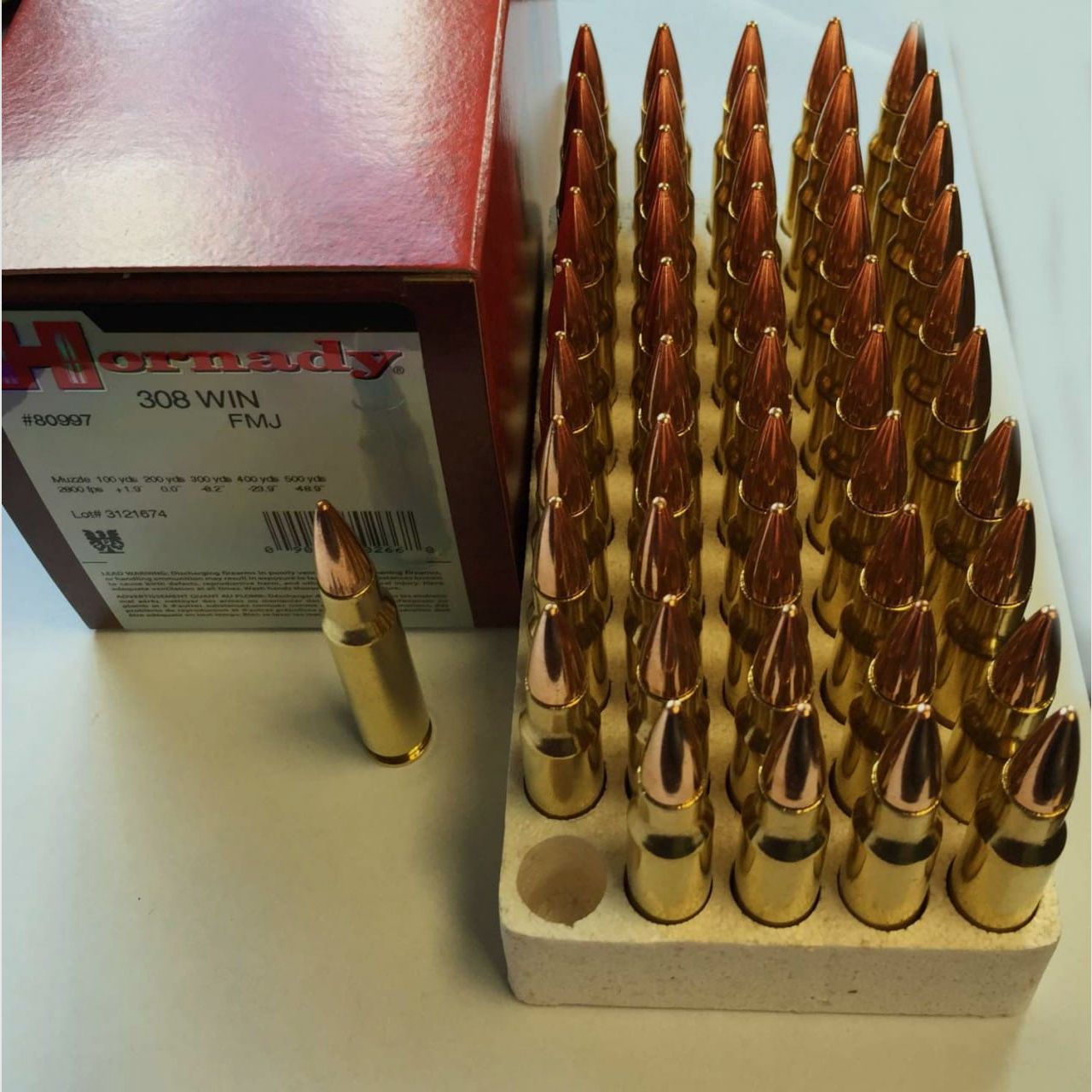Hornady Match .308 Win. BTHP 168gr. - 50 St.