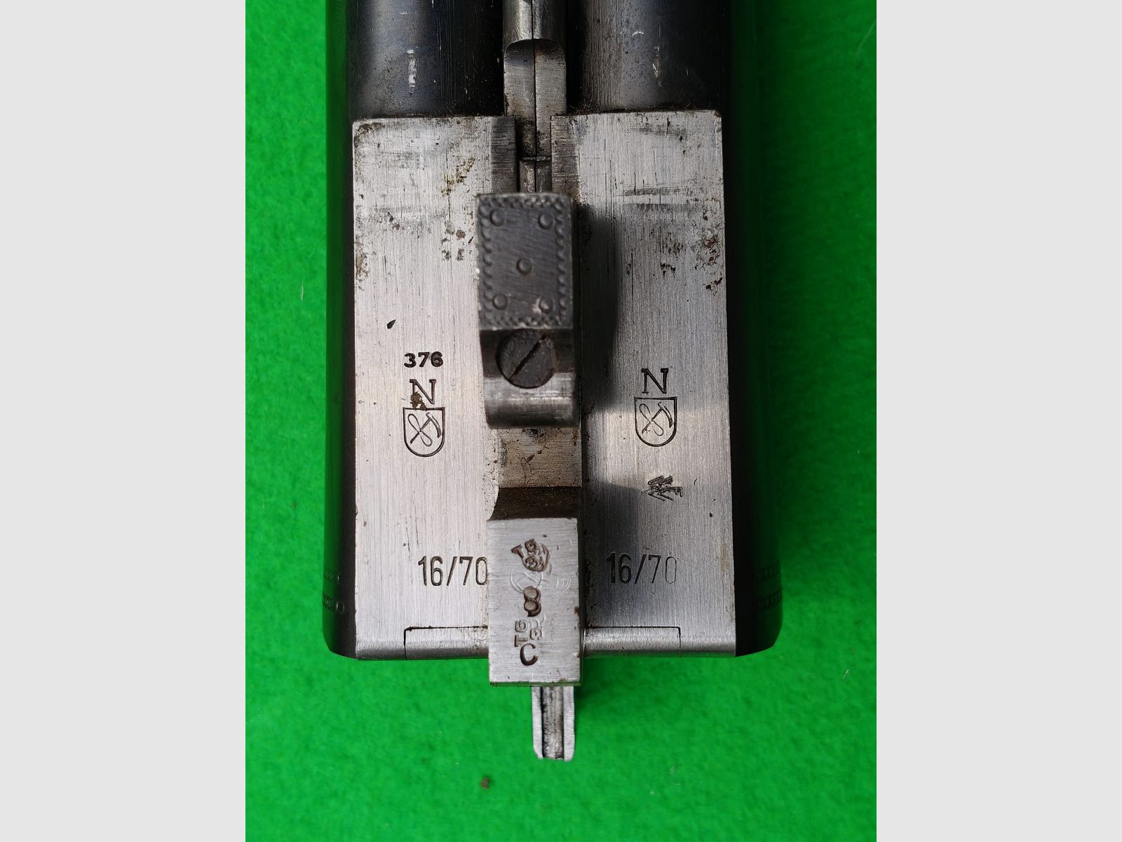 Escopeta doble Simson Suhl 16/70 con extractor