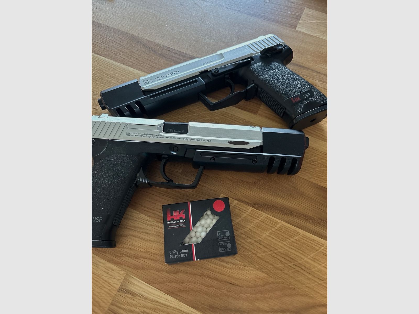 Umarex HK USP Match - 2 Softair-Waffen - ungenutzt