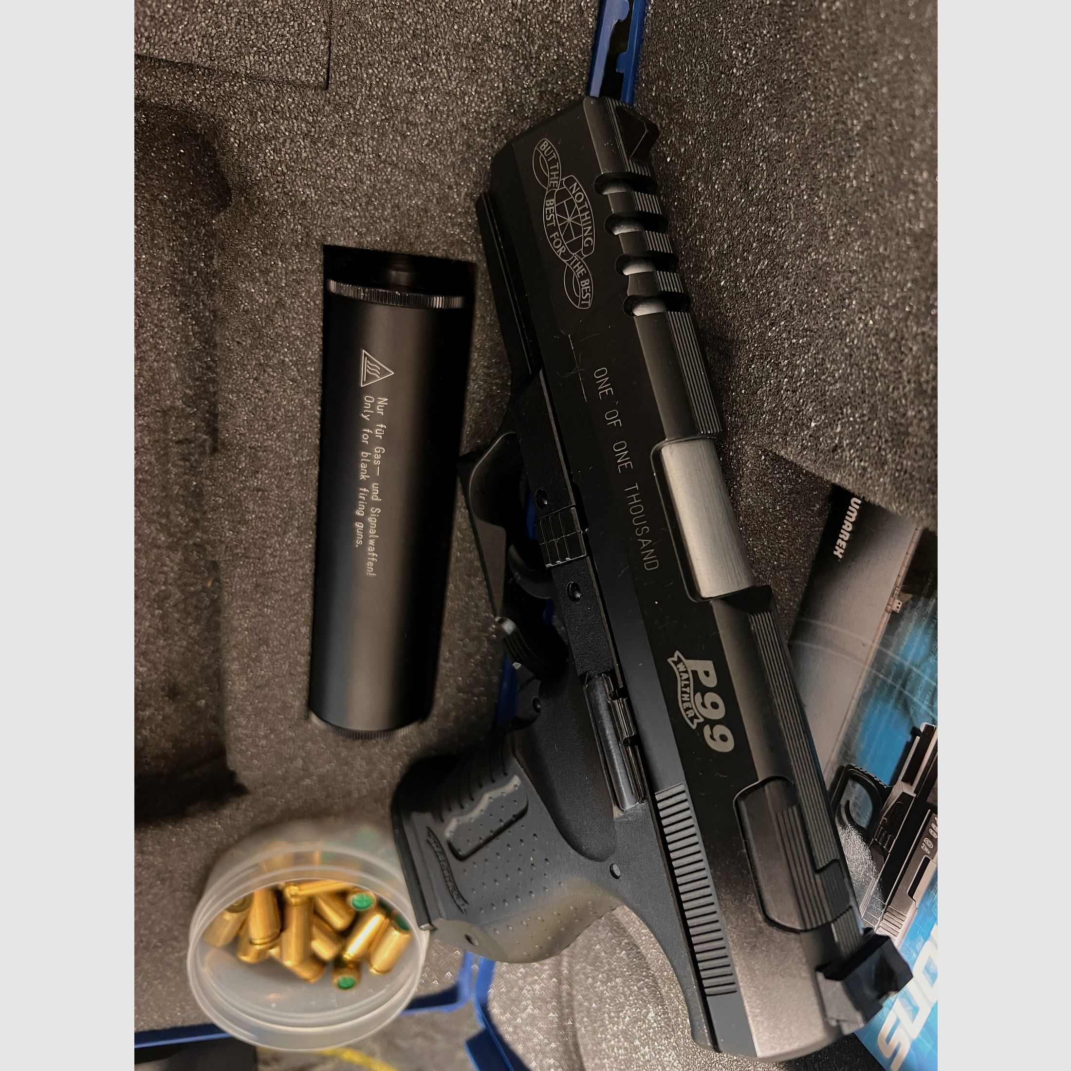 P99 PAK sonder Modell 1von1000 Schalldämpfer 