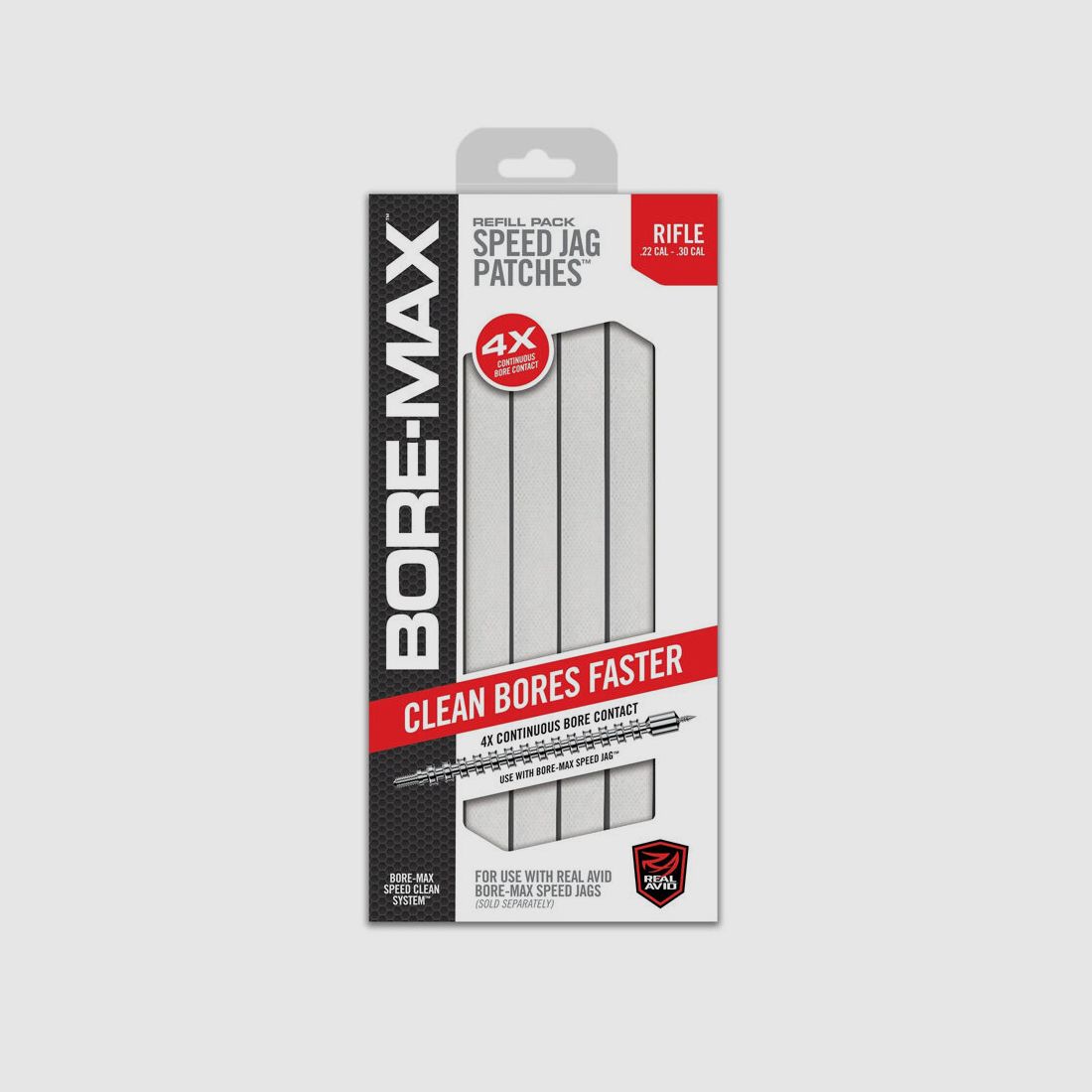 Real Avid Bore-Max Speed Patches Refill Pack- 8*