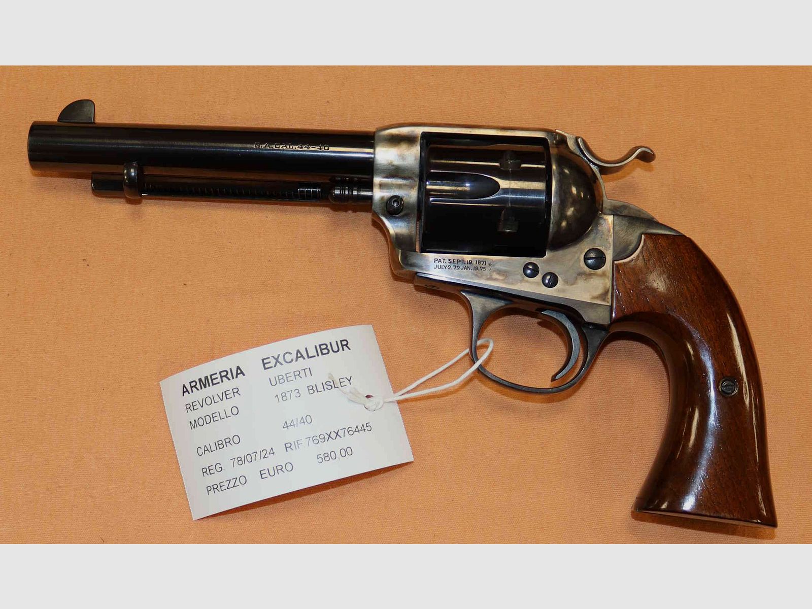 Revolver Uberti Modell 1873 Bisley Kaliber 44/40, Bild 1 von 8