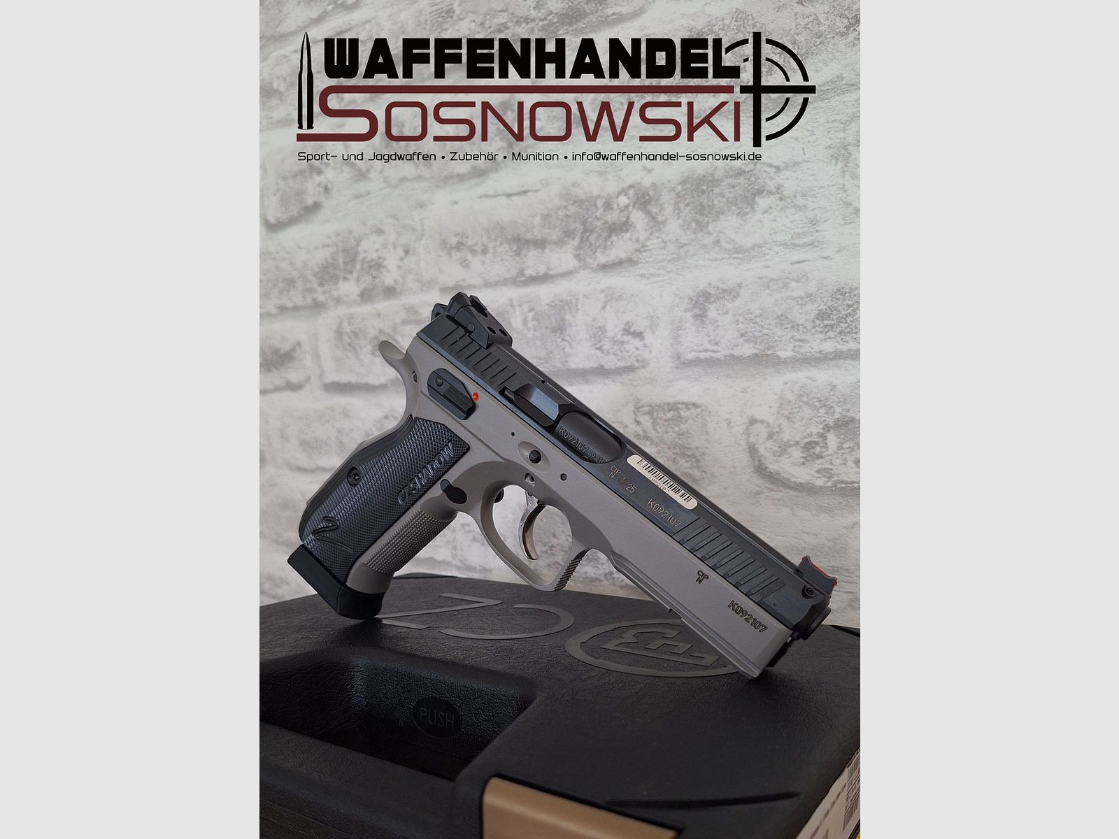 Pistole CZ Shadow II Urban Grey 9mm Luger (CZ Shadow 2)