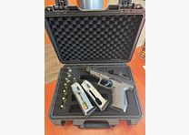 Umarex Walther Q5 Match Combo 4,5mm (.177), Diabolo, CO2 mit RED DOT 