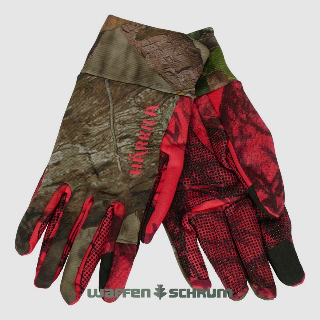 Härkila Fleecehandschuhe Moose Hunter 2.0 MossyOak®Break-UpCountry® /MossyOak®Red