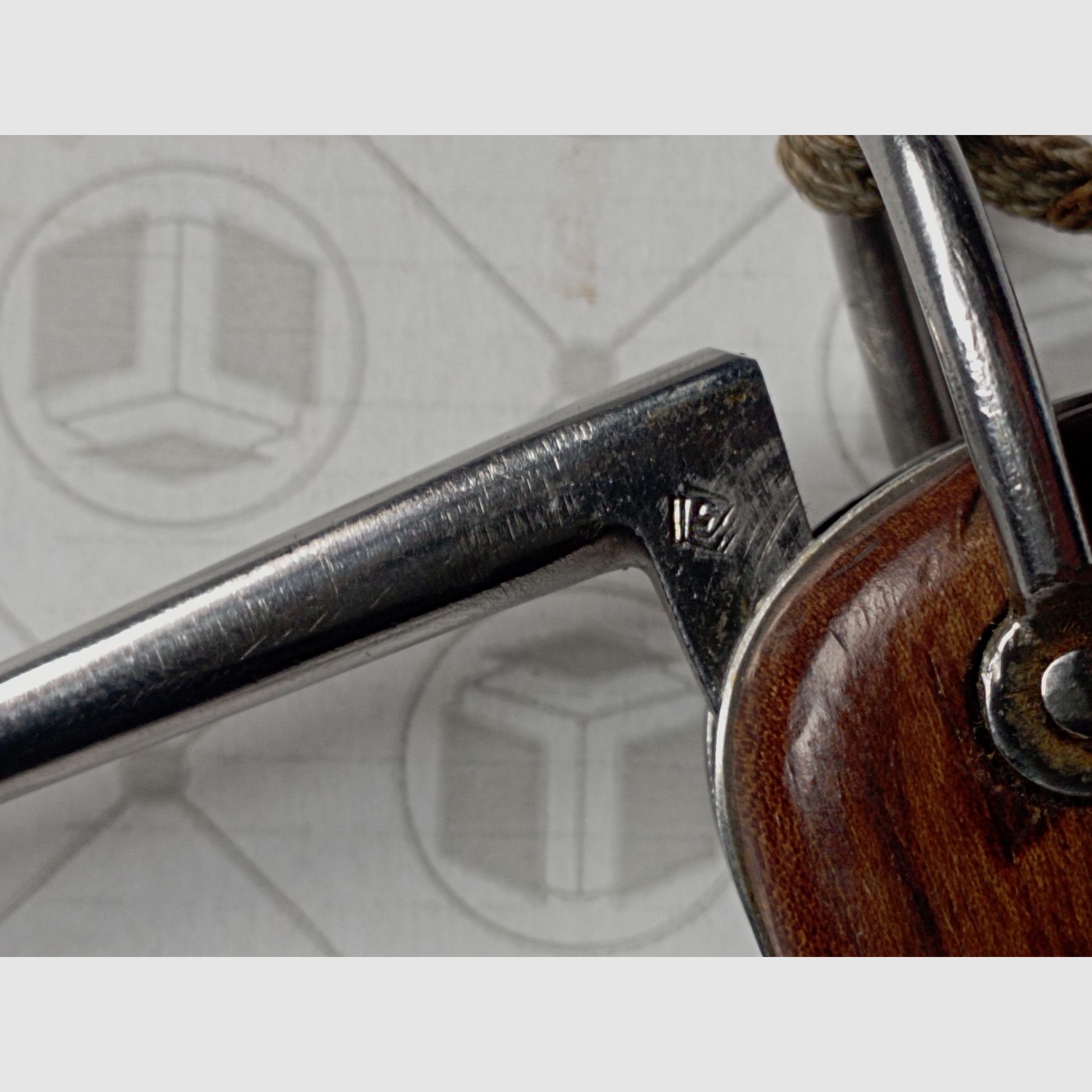 Coltello da volo Luftwaffe della Seconda Guerra Mondiale (Paul Weyersberg Solingen)