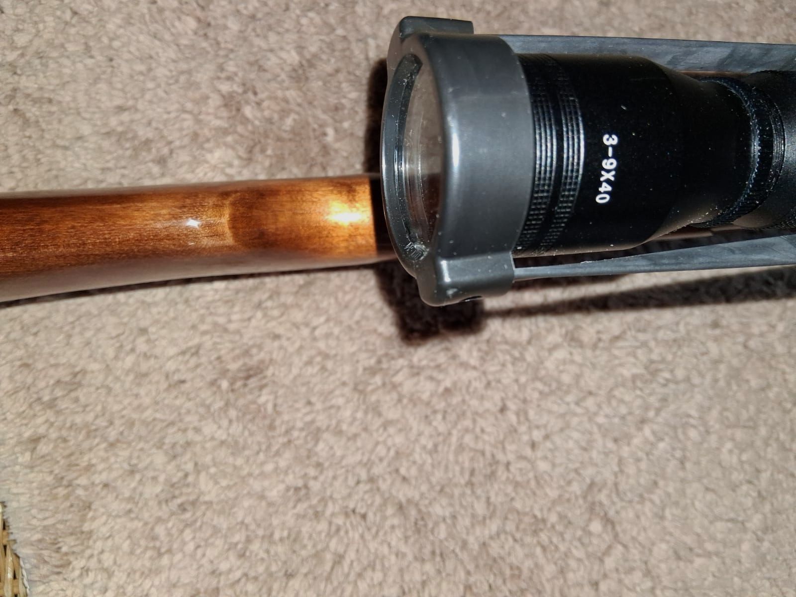 Langwaffe Baikal Kipplaufbüchse 222 Rem. mit Zielfernrohr 3-9x40