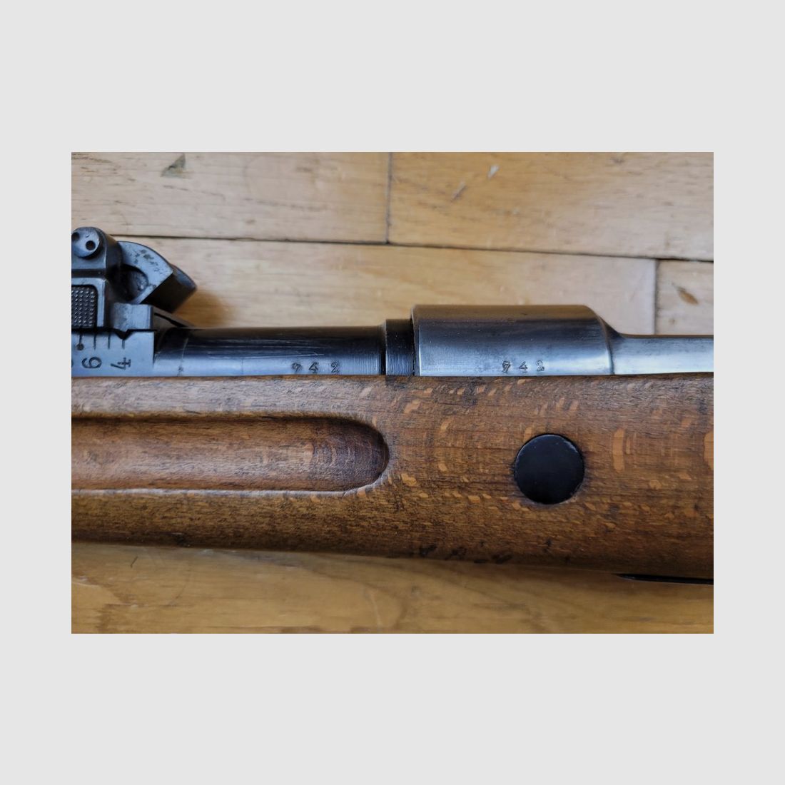 Sehr seltenes G98 Wehrmannsgewehr – Kaliber 8,15x46R – seltene zivile Waffe des Systems 1898 für Wehrmanns-Wettbewerbe – Einzellader – Waffe von September 1925 – TBE und sehr seltenes Sammlerstück der Galaxie 1898 – TBE, Bild 26 von 39