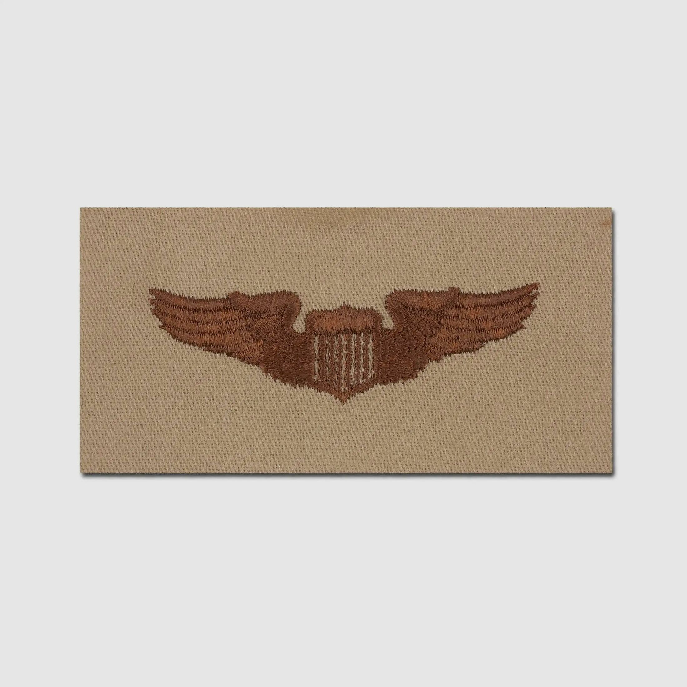 JR Emblem Co. JR Emblem Co. Abzeichen US Pilot Textil desert