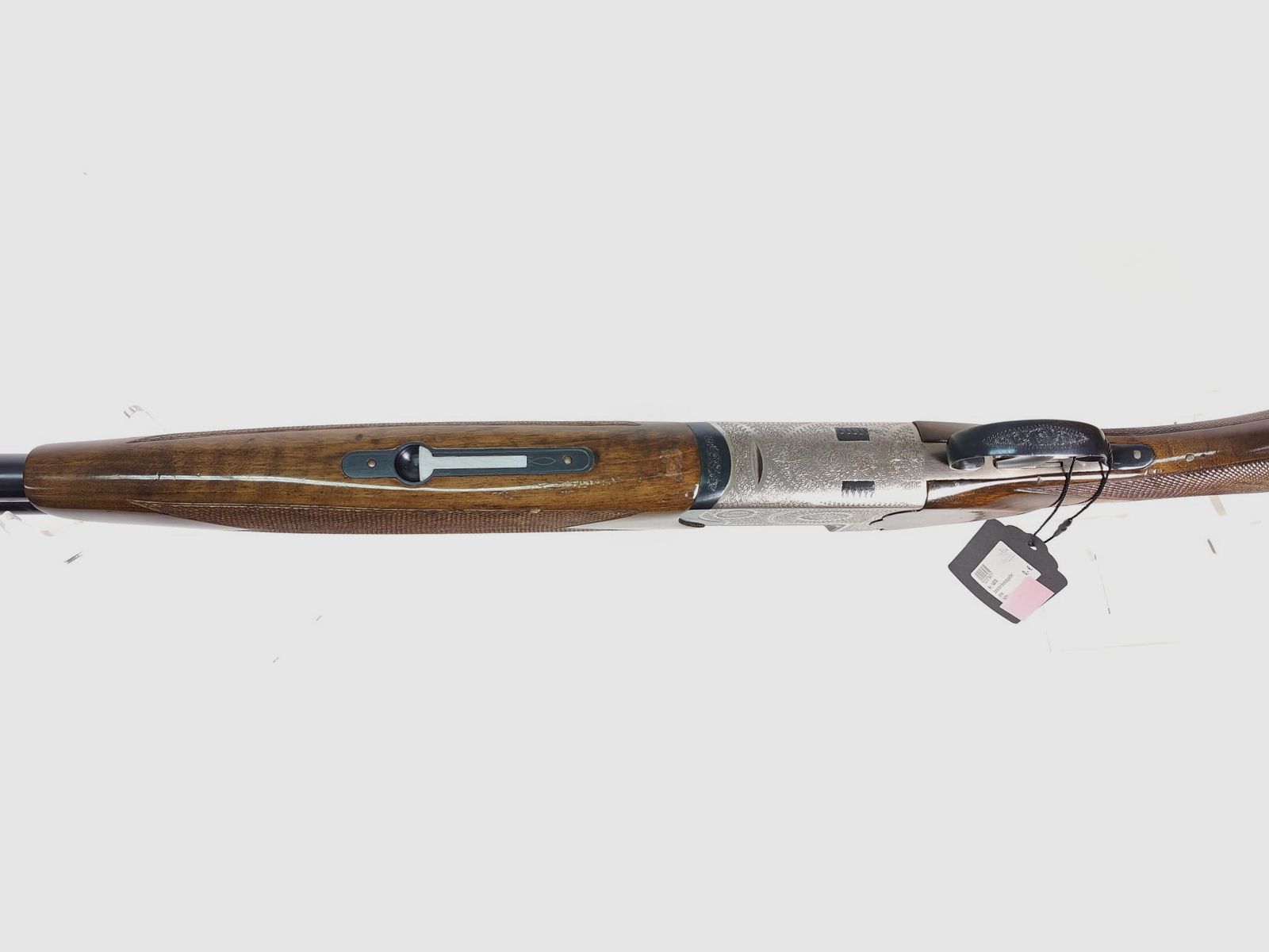Zanardini double-barrel shotgun 16/70 avec bascule en acier gravée