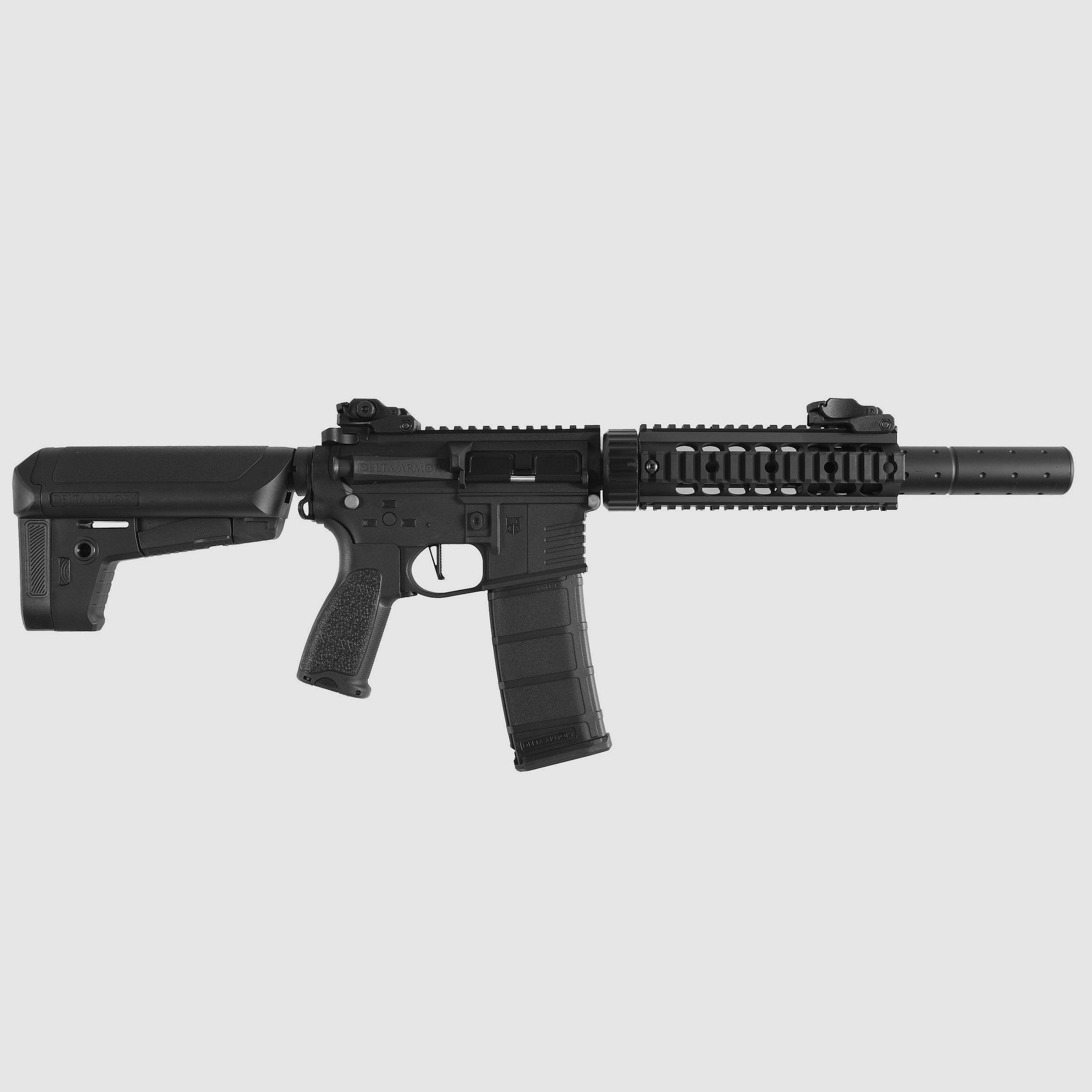 AR15 SilentOps 7” Bravo (Schwarz) max. 0,5J Delta Armory