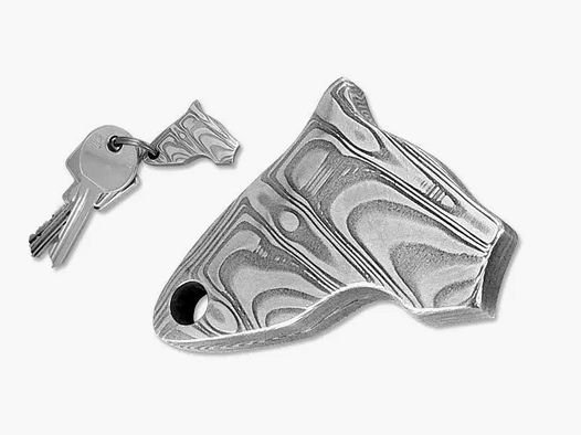 PUMA head keychain, damask