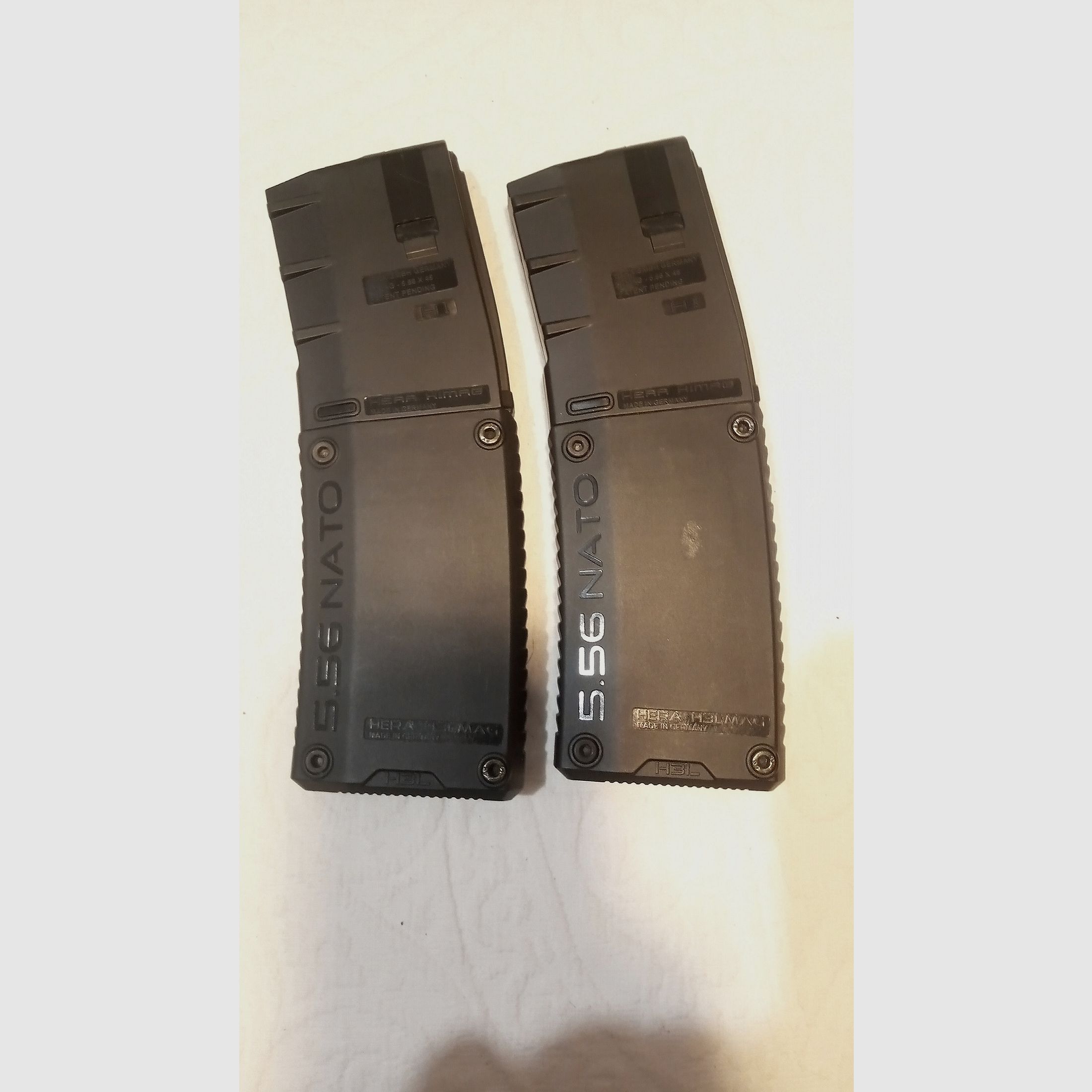2x HERA ARMS H3L-PRO, 10-round AR15 magazine black very good, used