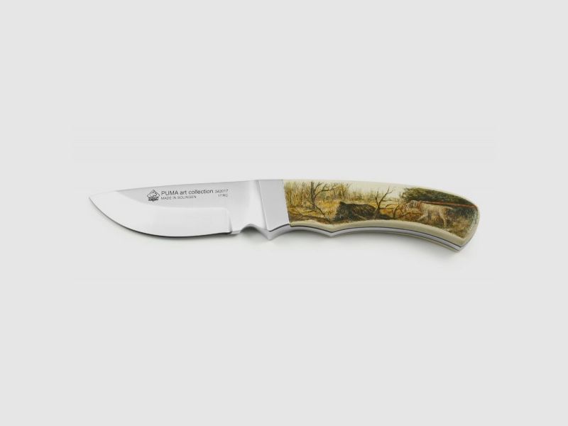 PUMA art collection, Nachsuche / Hornsignal (Sau tot), skinmaster, Unikat