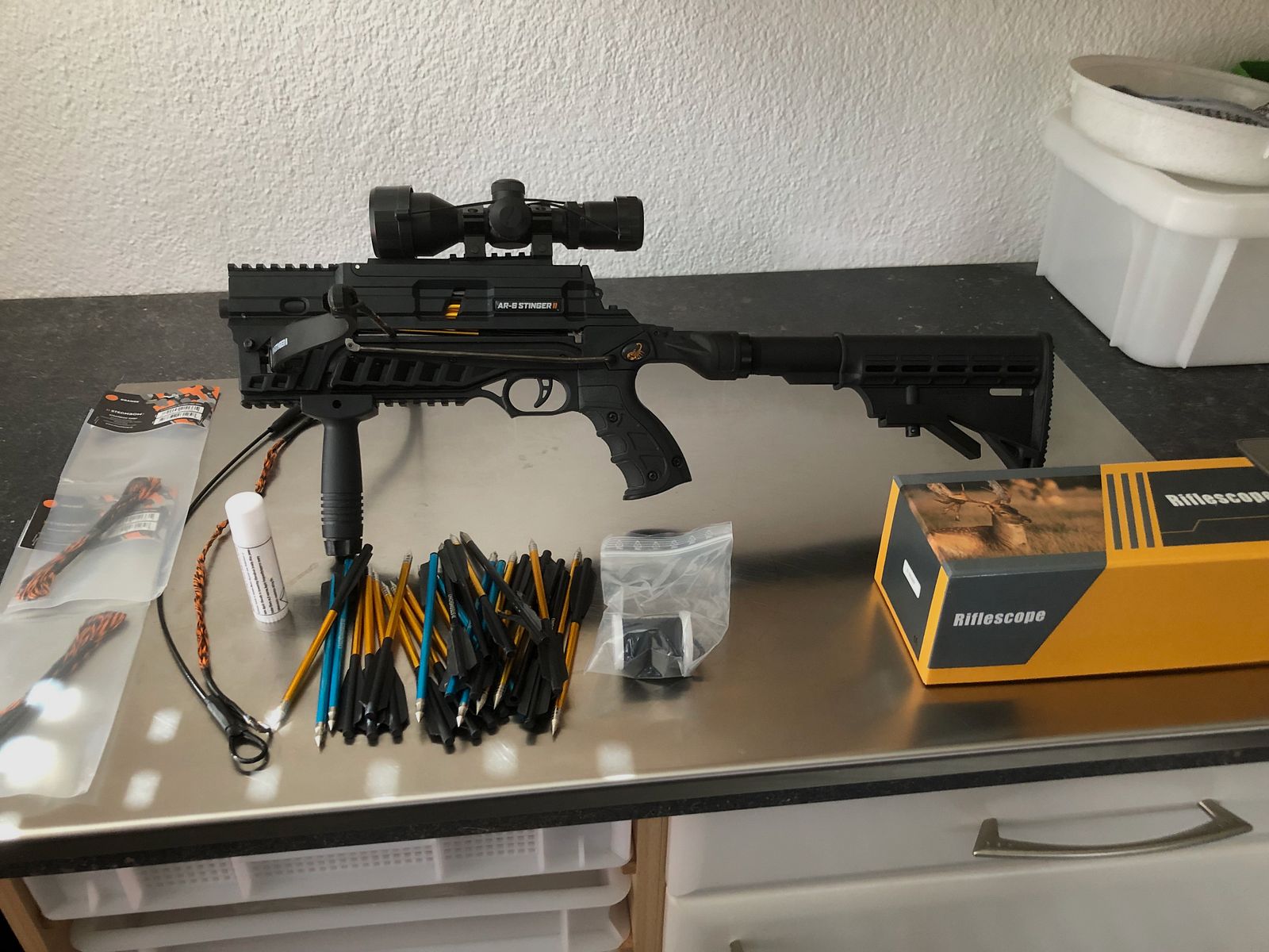 Steambow AR-6 Stinger2  55lbs mit oder ohne Zielfernrohr