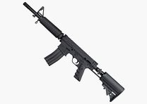 DELTA SIX MFG-Un marqueur de paintball Magfed incl. crosse à air (noir)