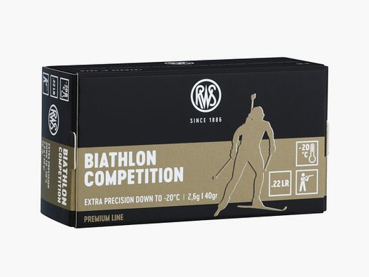 RWS PATRONE .22 LR BIATHLON COMPETITION 20P