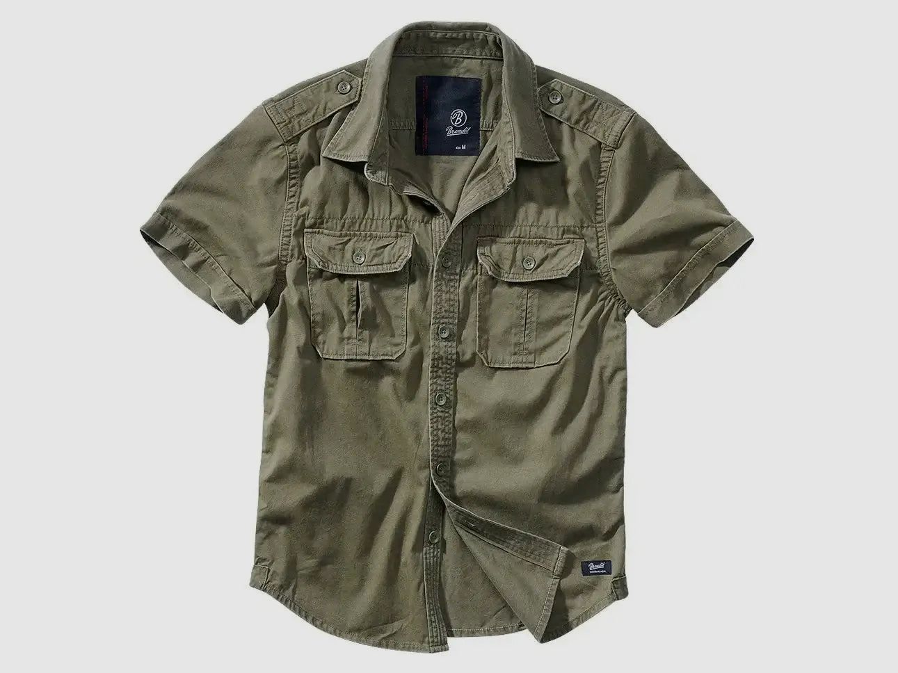Brandit Brandit Shirt Vintage Shortsleeve - Olive / S Men
