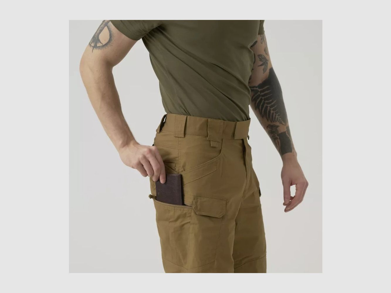 UTS Shorts 11" PolyCotton Ripstop shadow grey, image 4 of 10