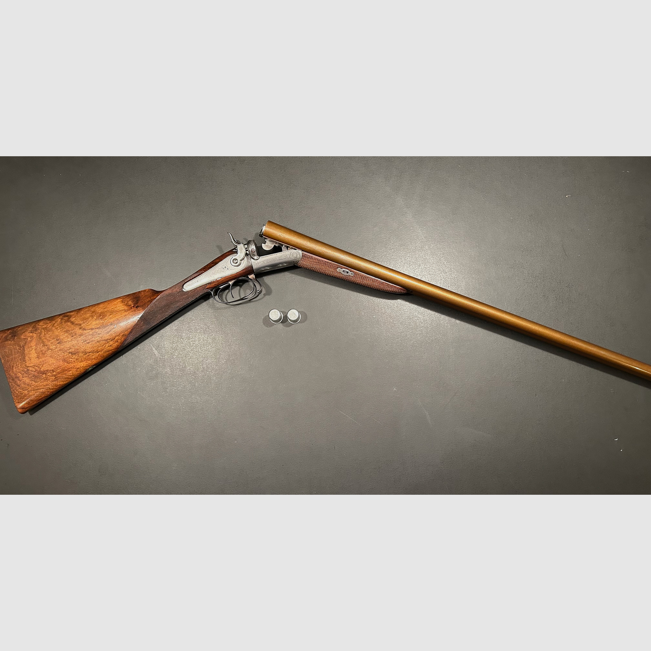 Purdey & Son strzelba podwójna 12/65 - historyczna broń myśliwska