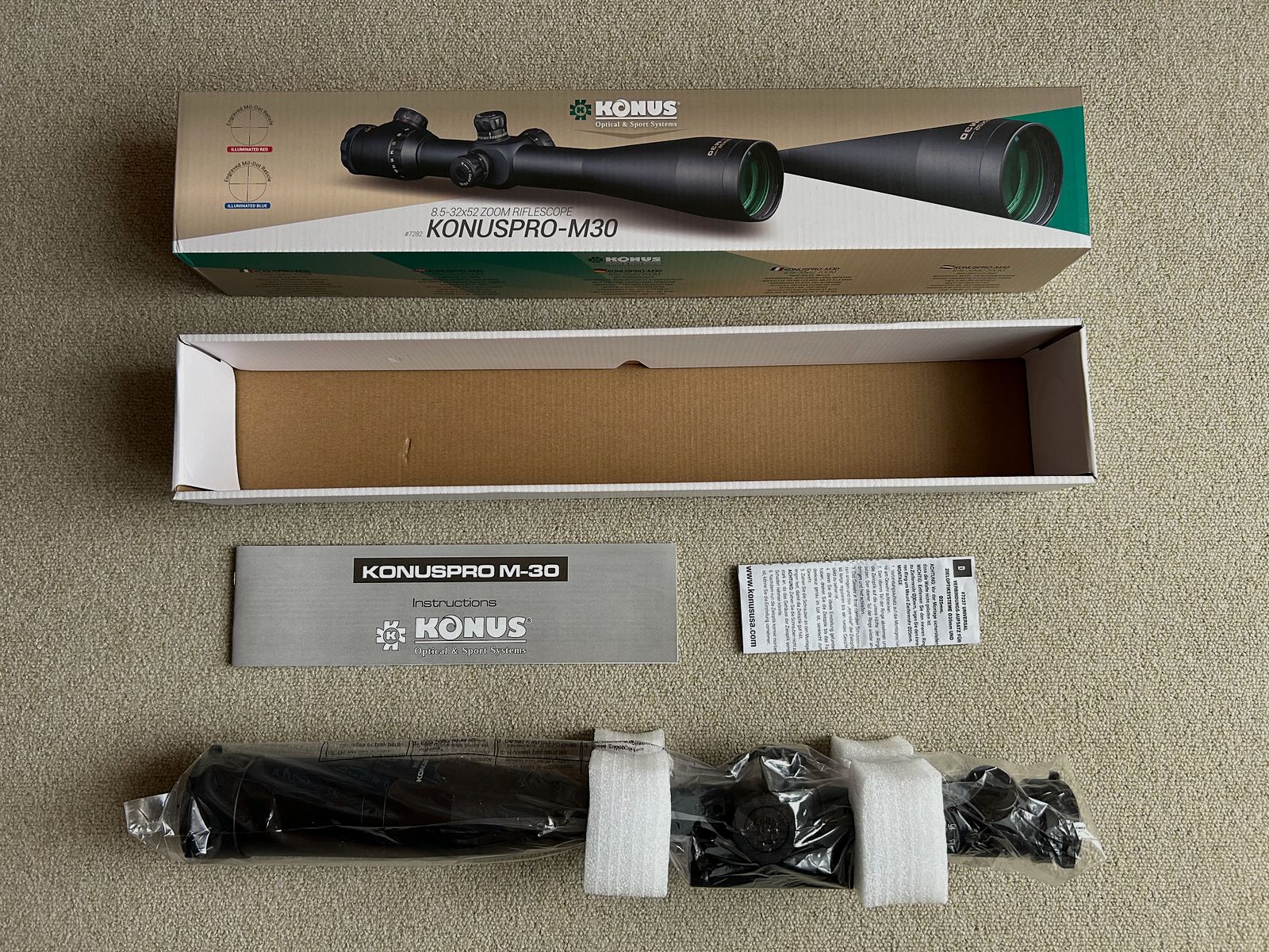 Konus KonusPro M30 8,5-32x52 Zielfernrohr – SEHR GUT –