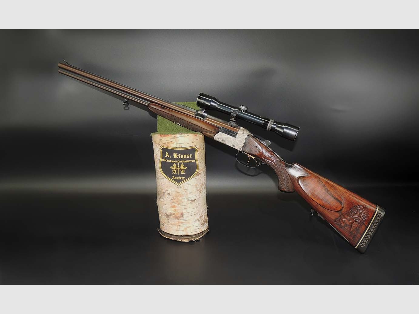 CARL GOLUCH LINZ – fusil mixte superposé – arme d'occasion, image 1 sur 5