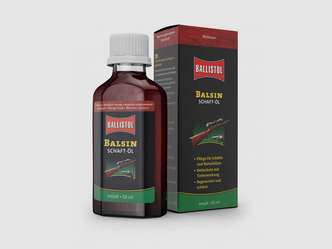 Ballistol BALSIN Schaftöl rotbraun