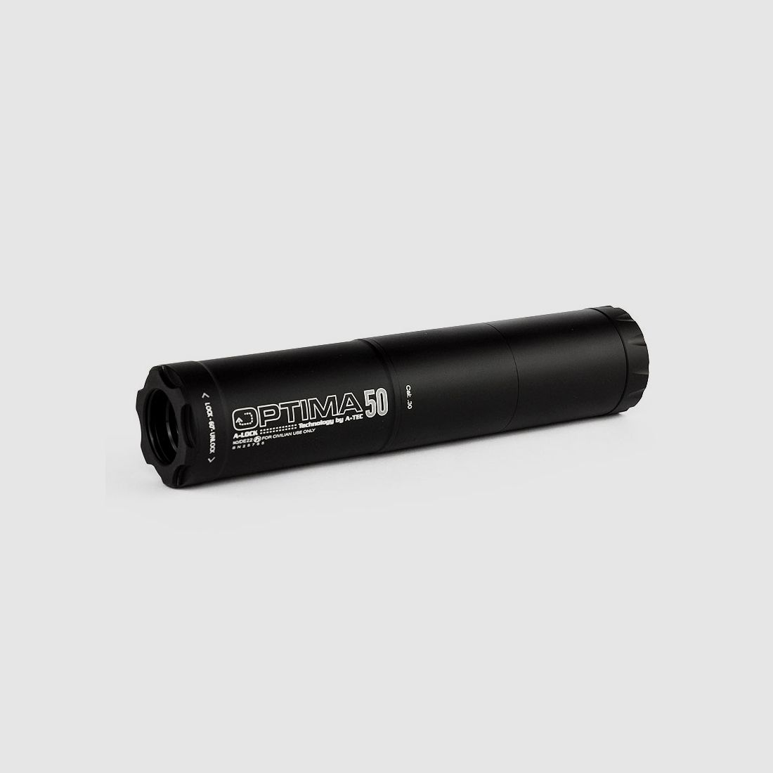 A-TEC OPTIMA 50, Overbarrel-Schalldämpfer für Kalibergruppe .30 (.308 Win. / .30-06)