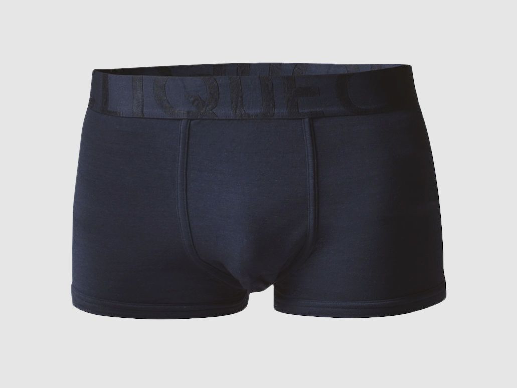 Boxers en Bambou Jambes Courtes Marine - S