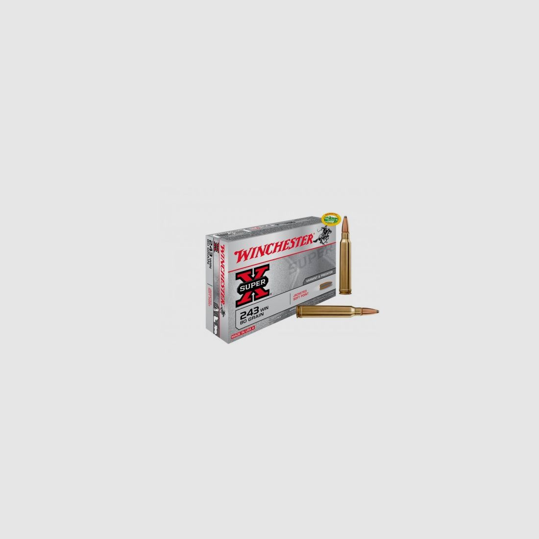 WINCHESTER Munition Kal. .243 Win Soft Point 80 gr.