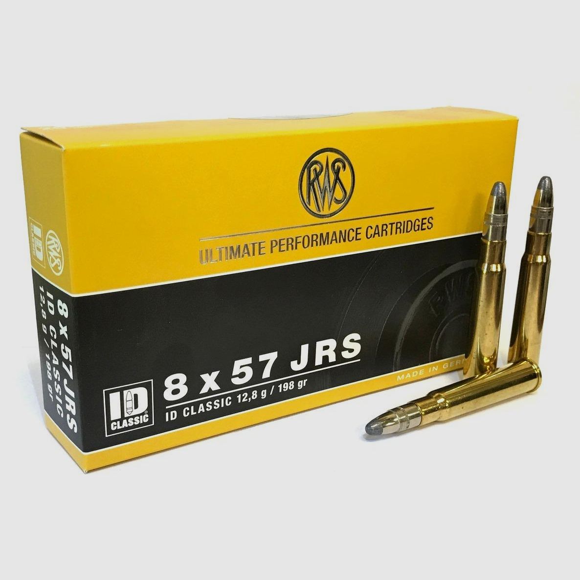 Büchsenpatronen RWS ID-Classic 8x57 IRS 12,8g. 198gr.!!!