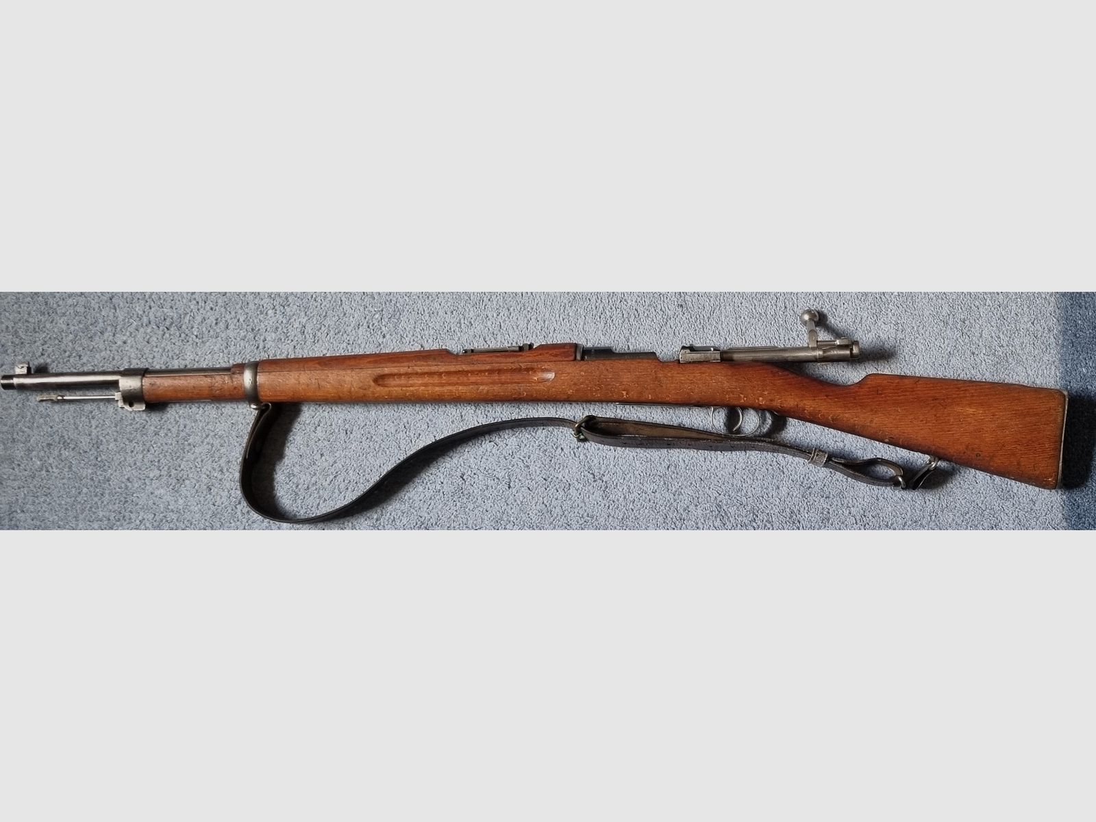 Schwedenmauser M96/38 Husqvarna Aktiebolag 1942 cargador único 6,5x55, ¡Raro!