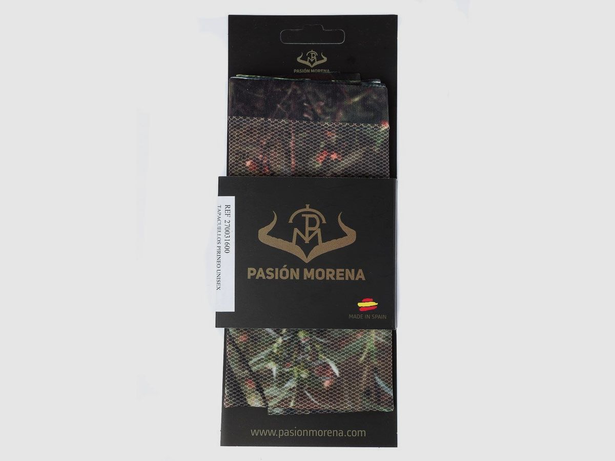 Pasion Morena unisex camouflage-sjaal, microgeperforeerd