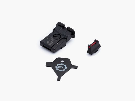 Eemann Tech Juego de miras ajustables para GLOCK, Diámetro: 1 mm