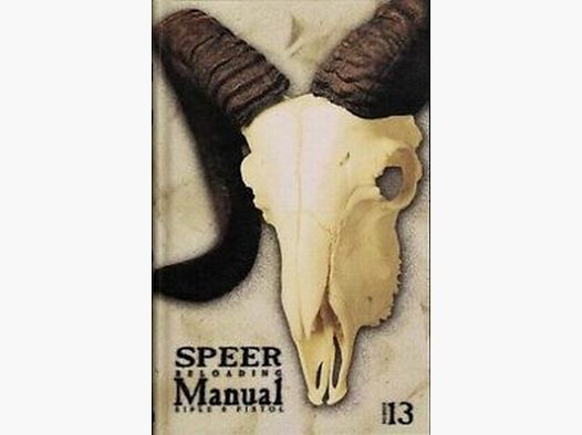 SPEER MANUAL ZUR WIEDERLADUNG 13A AUSGABE