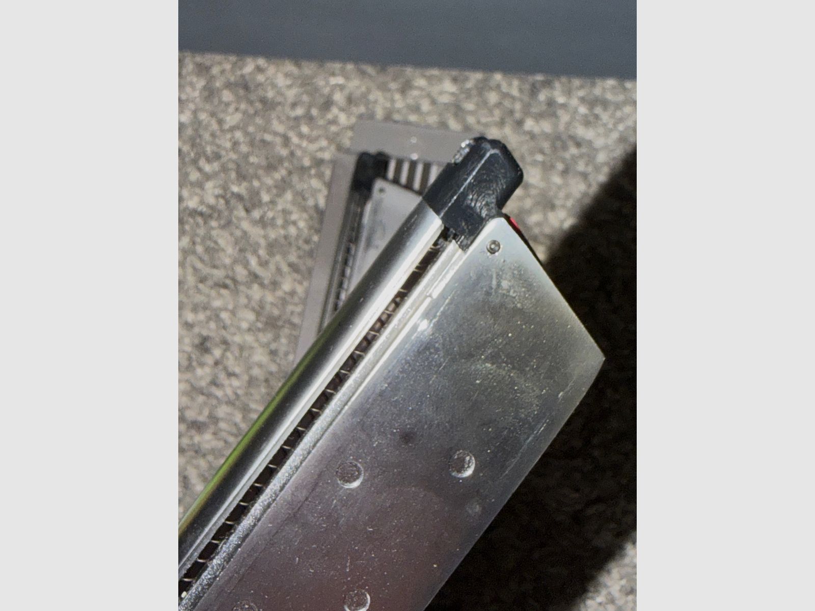 Cybergun / AWC Colt 1911A1 Vollmetall GBB 6mm BB silber
