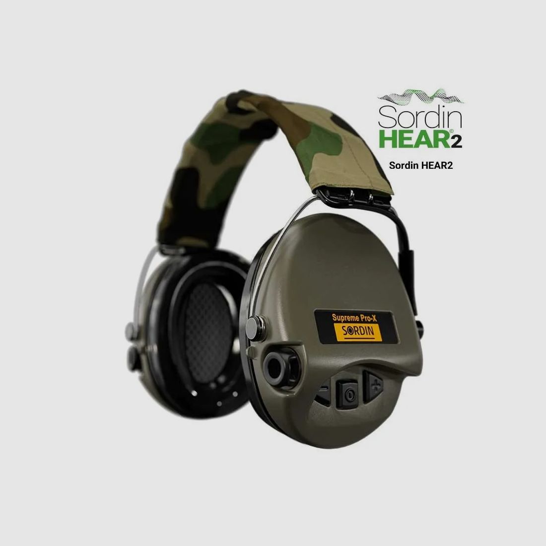 Słuchawki aktywne Sordin Supreme PRO X - Camo, żelowe wkładki - SOR75302-X-G-S, zdjęcie 5 z 5
